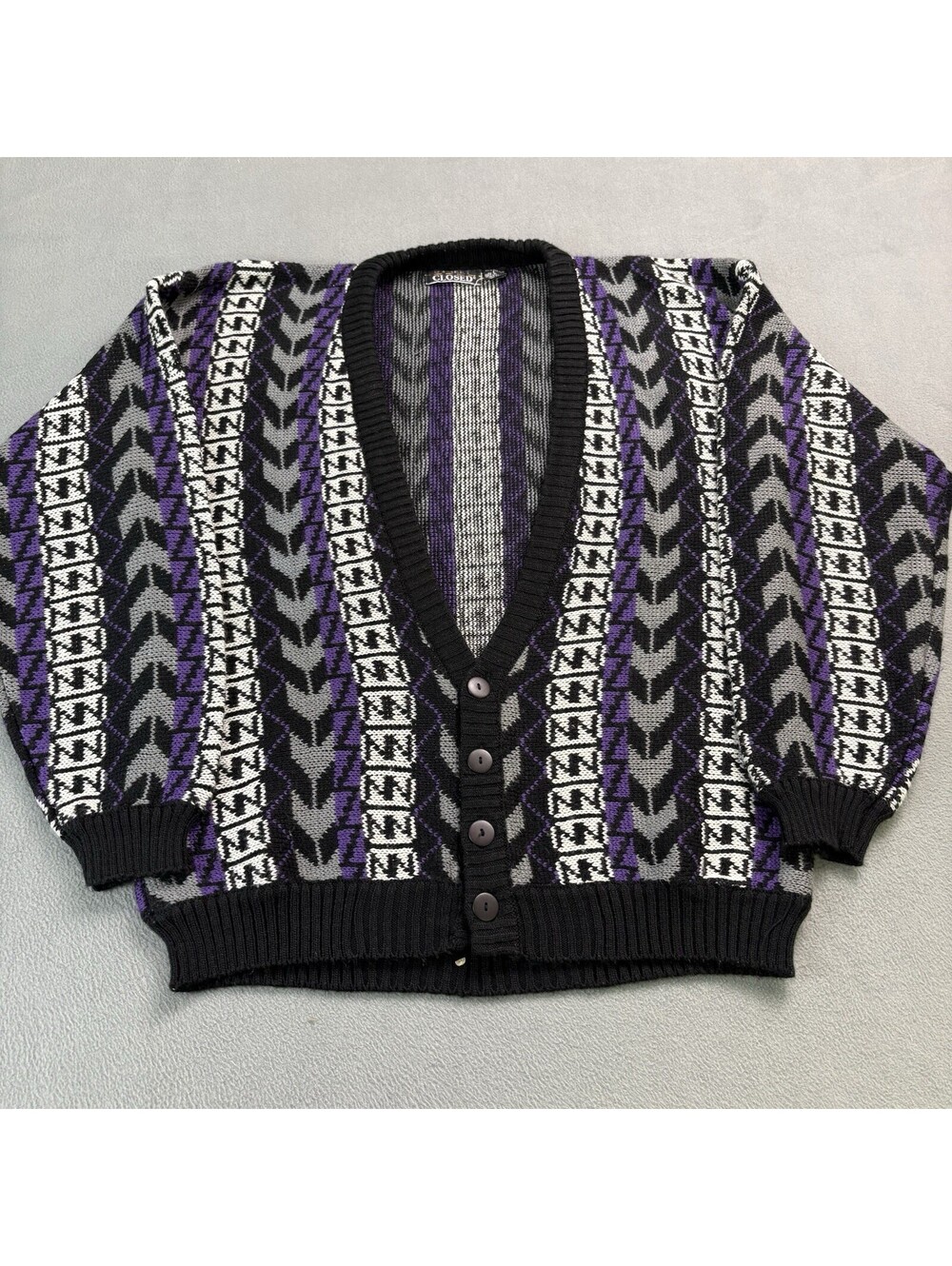 Vintage Street Closed Cardigan Sweater Size Large